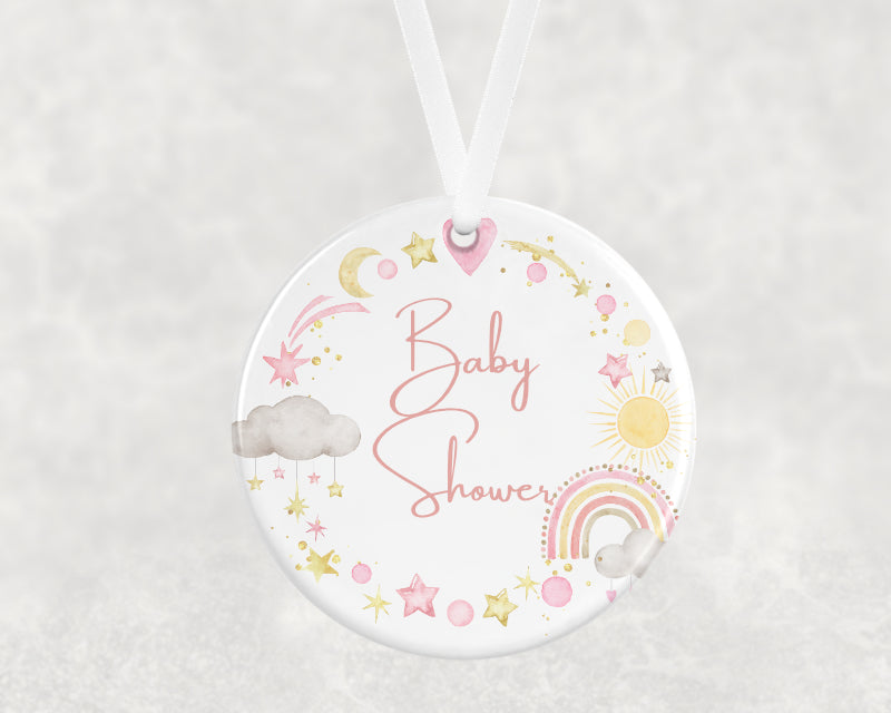 Baby Shower Hanging Ornament – Pink
