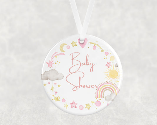 Baby Shower Hanging Ornament – Pink