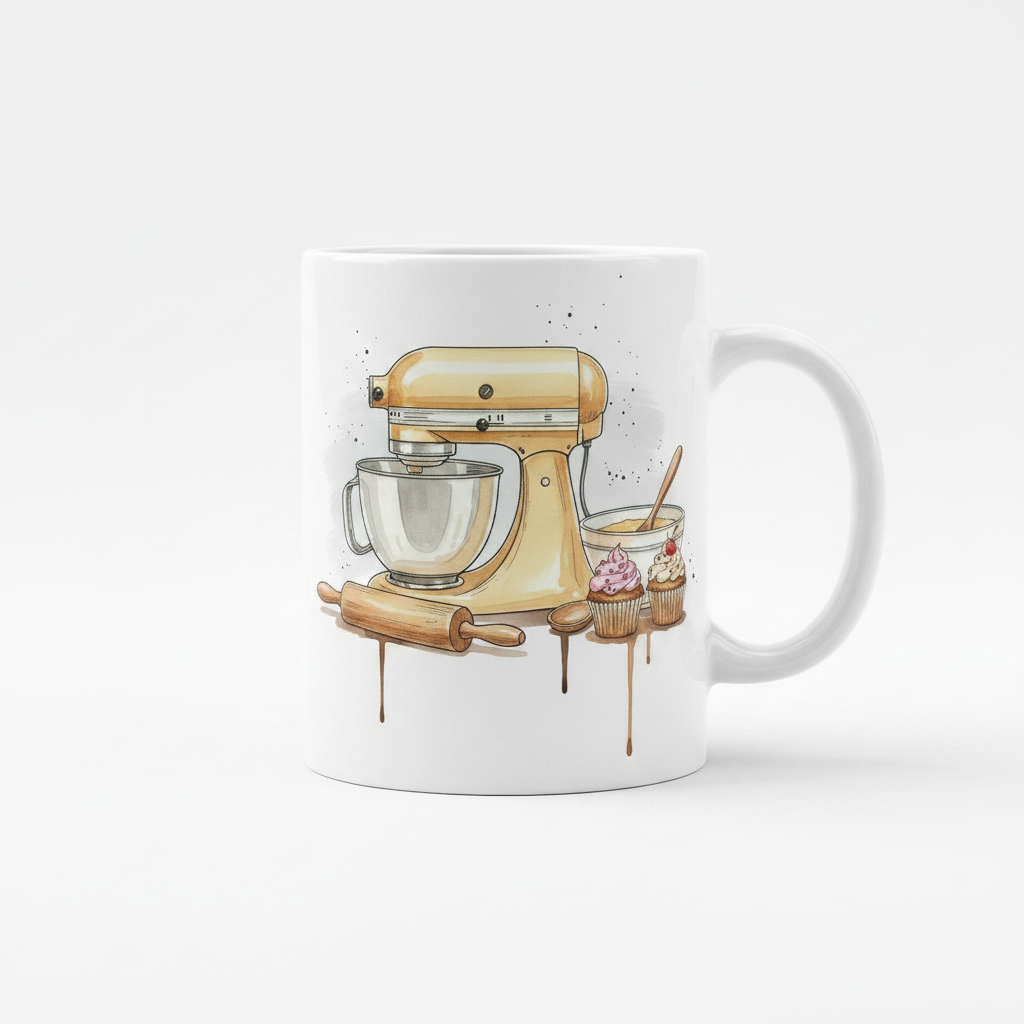 Baking Mug Mockup