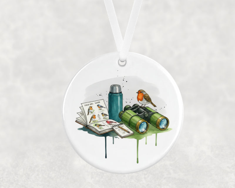 Birdwatching Hanging Ornament