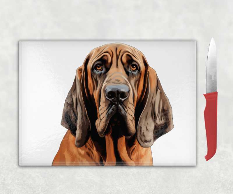 Bloodhound Dog Chopping Board