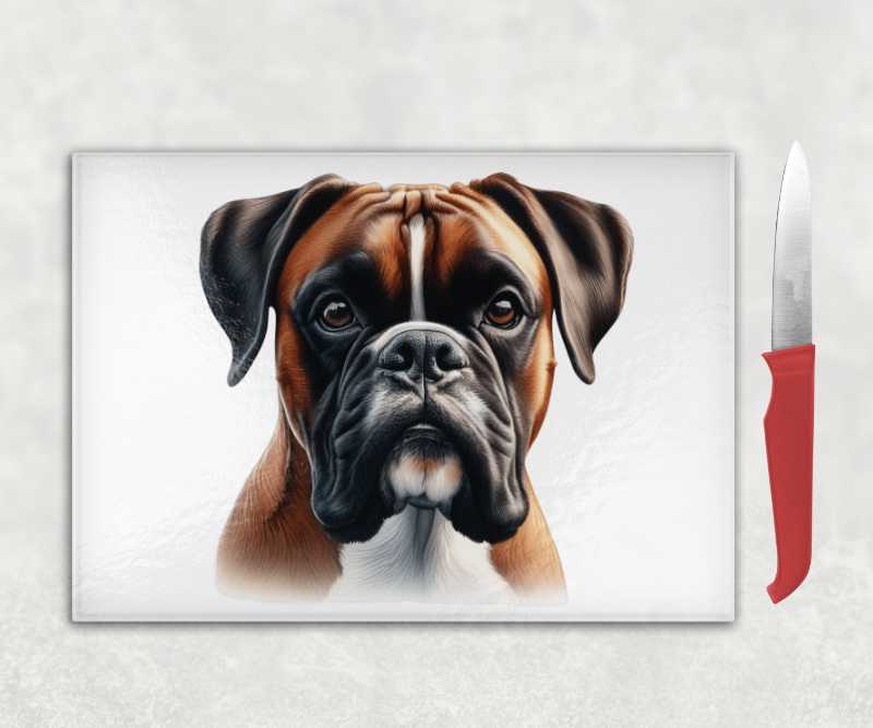 Boxer Dog Chopping Board
