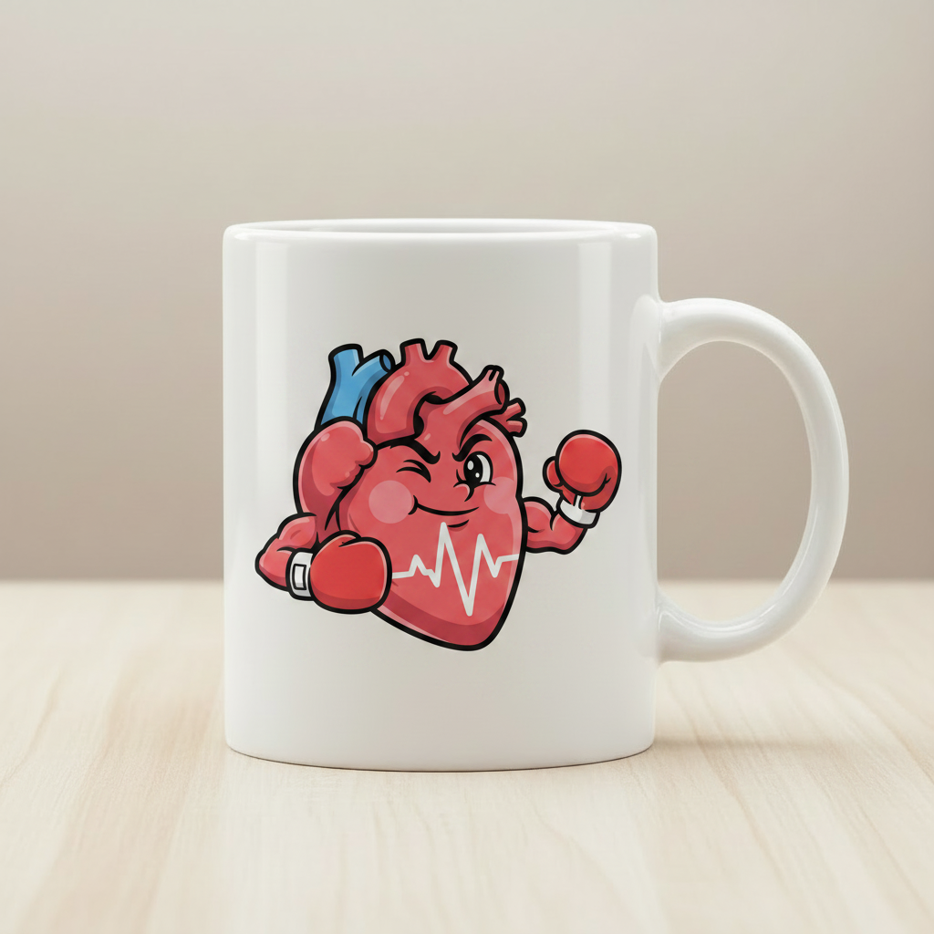 Boxing Heart Mug