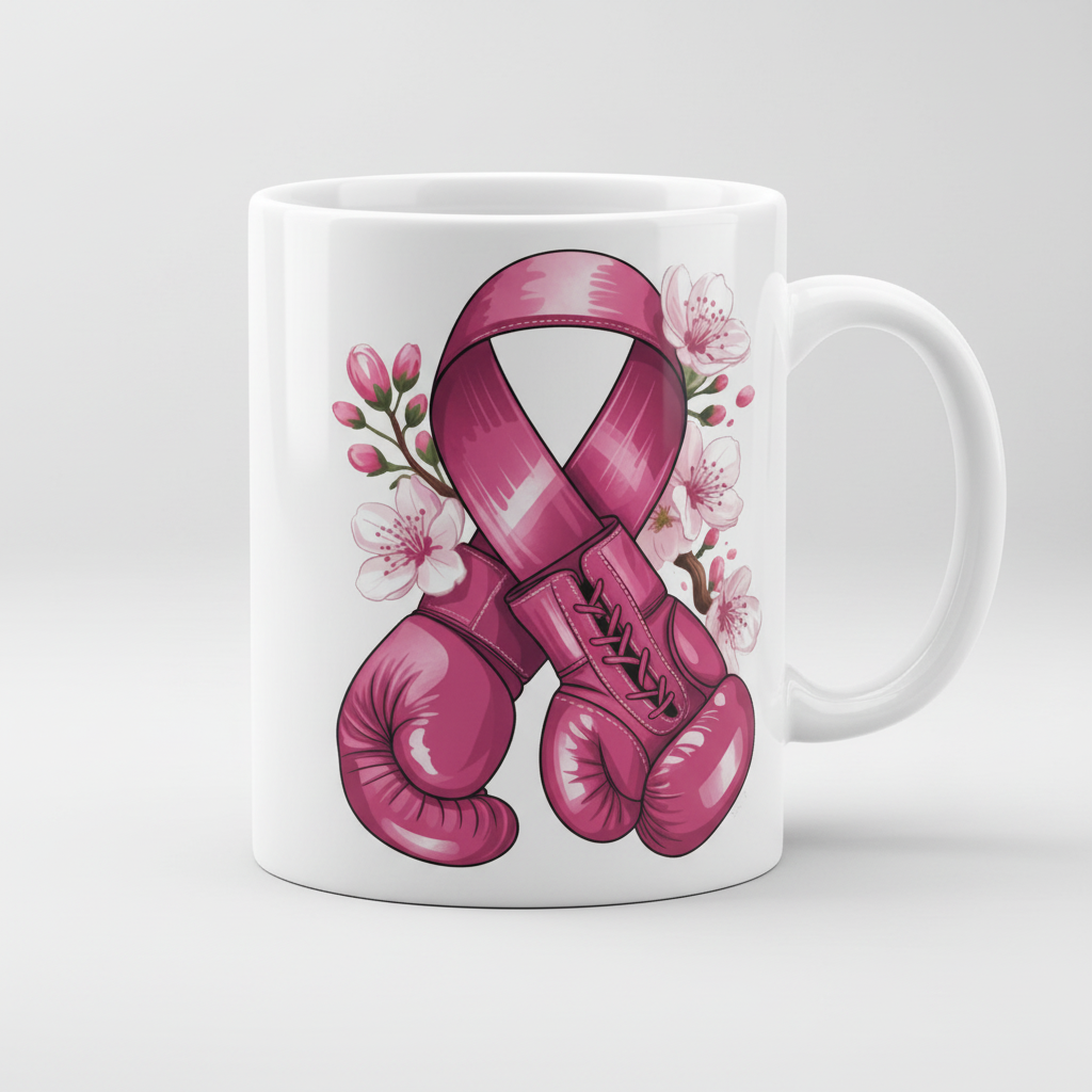 Pink Boxing Gloves Mug – Meaningful Gift