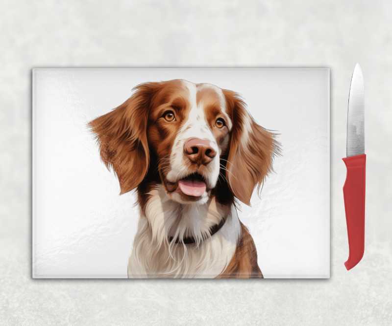 Brittany Dog Chopping Board