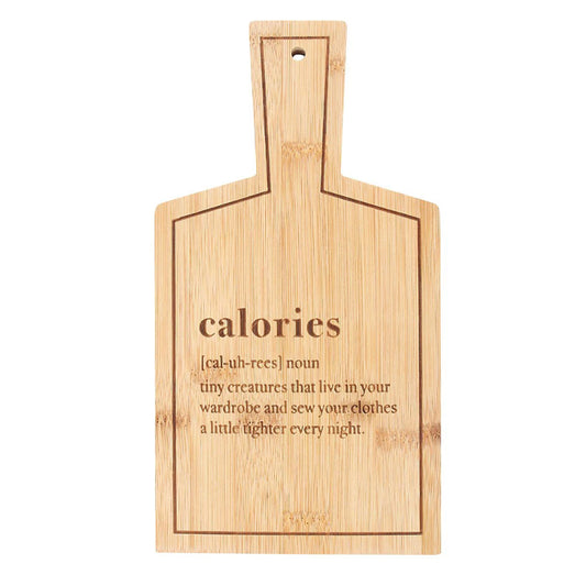 Calories Bamboo Serving Board