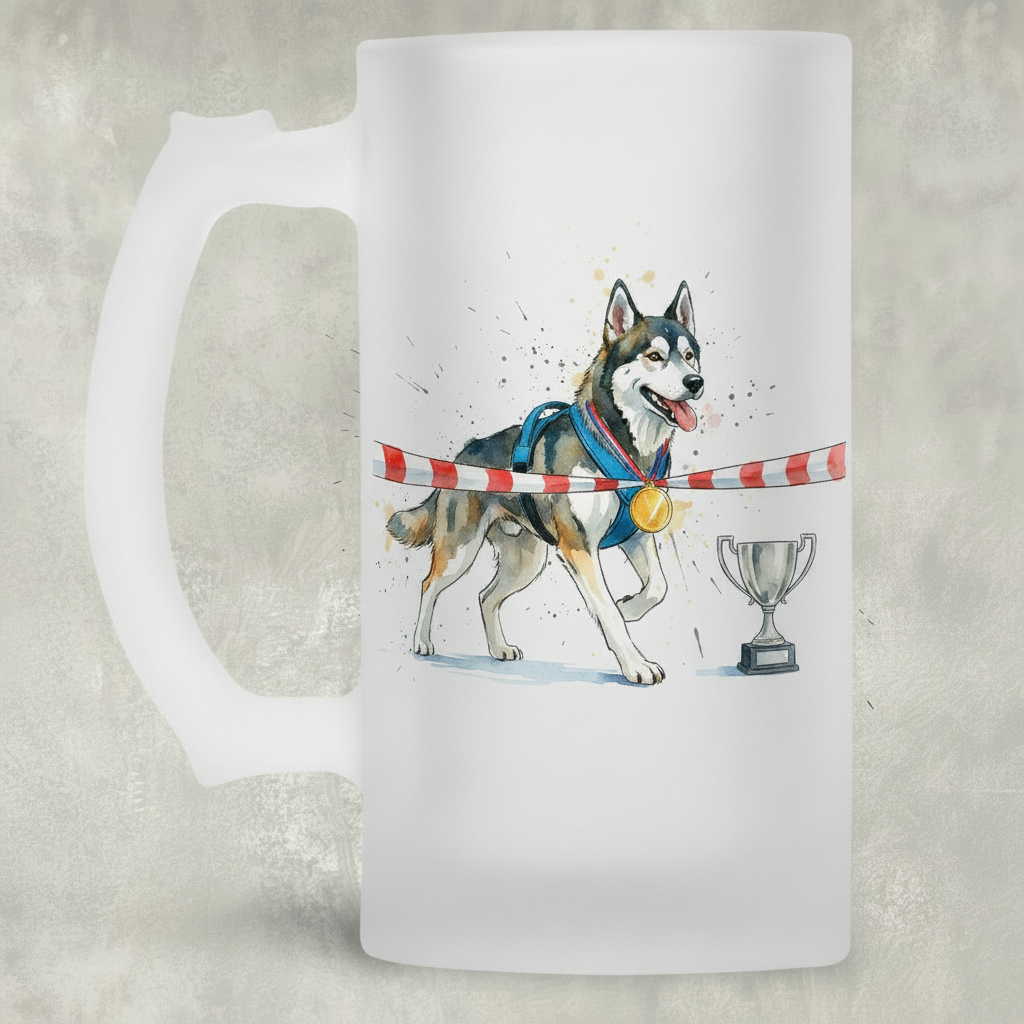 Canicross Finish Line Medal Tankard