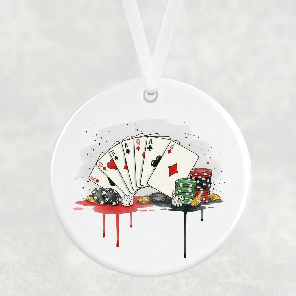 Card Games Hanging Ornament