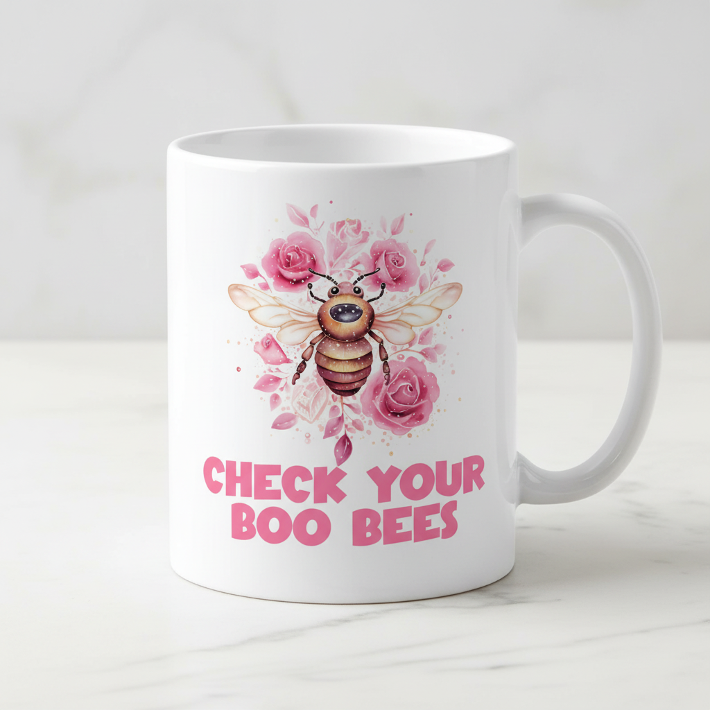Check Your Boo Bees Mug – Fun Bee Gift