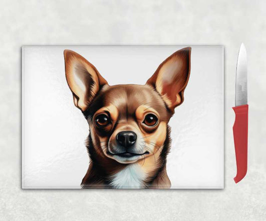 Chihuahua Short Hair Dog Chopping Board
