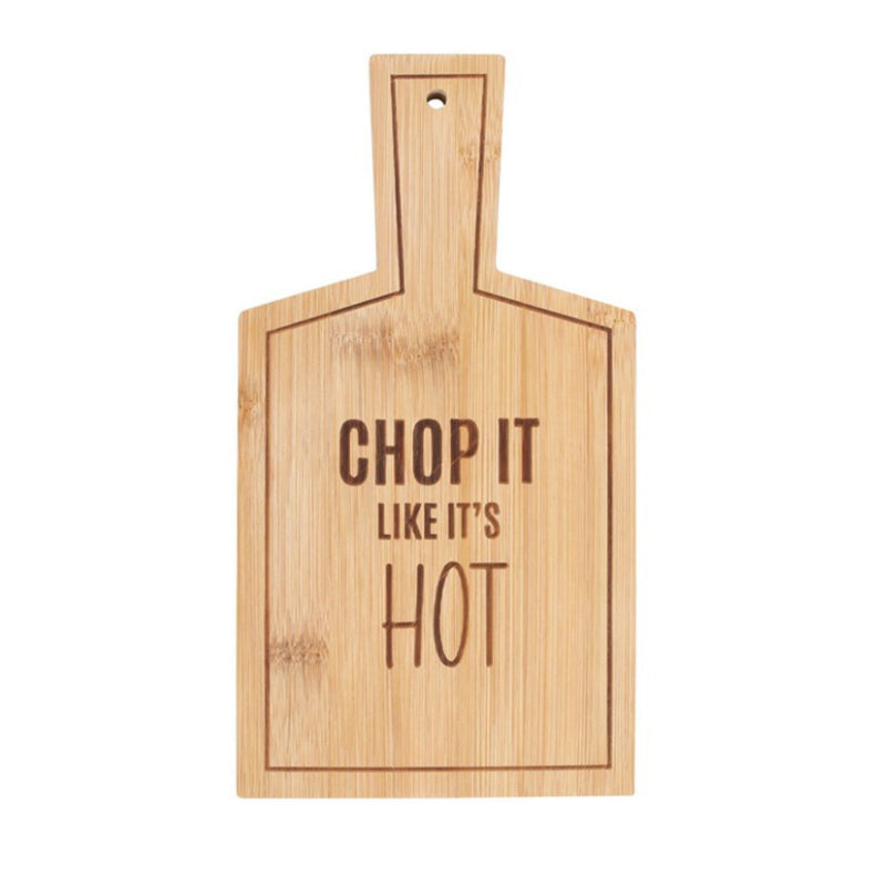Chop It Like It's Hot Bamboo Serving Board