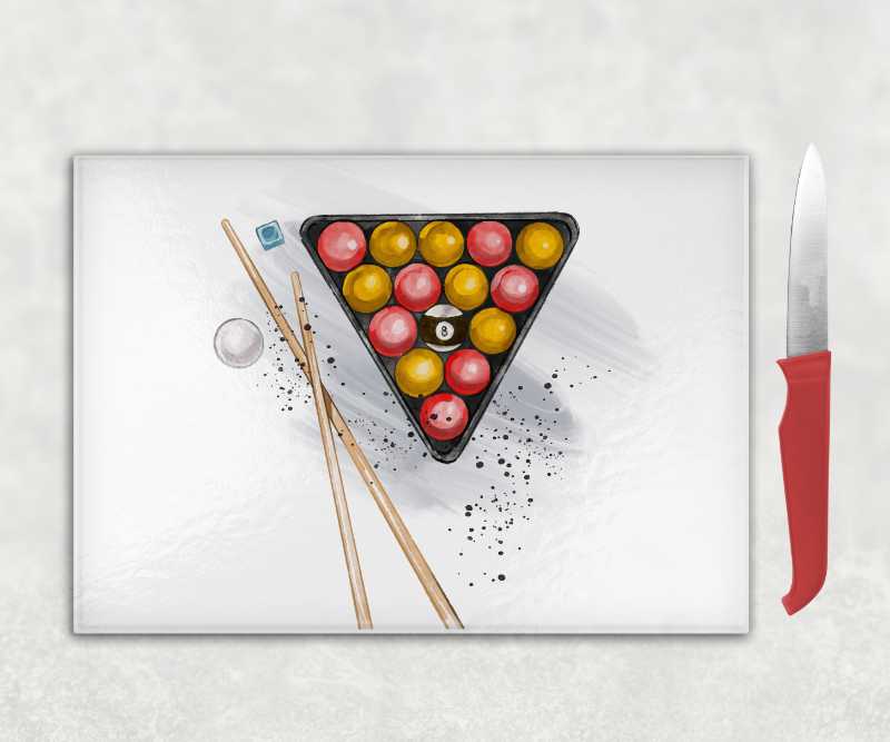 Pool Glass Chopping Board