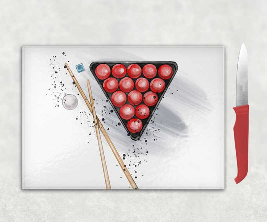 Snooker Glass Chopping Board