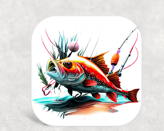 Fishing Coaster – Unique Gift for Fishing Lovers & Anglers