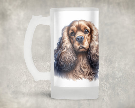 Cocker Spaniel Dog Beer Stein