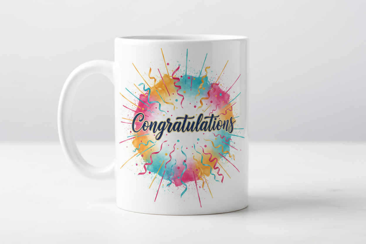 Congratulations Mug - Design 2