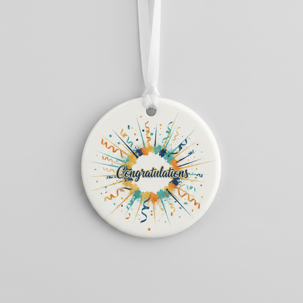 Congratulations Ornament - Design 1