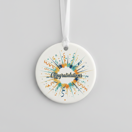 Congratulations Ornament - Design 1