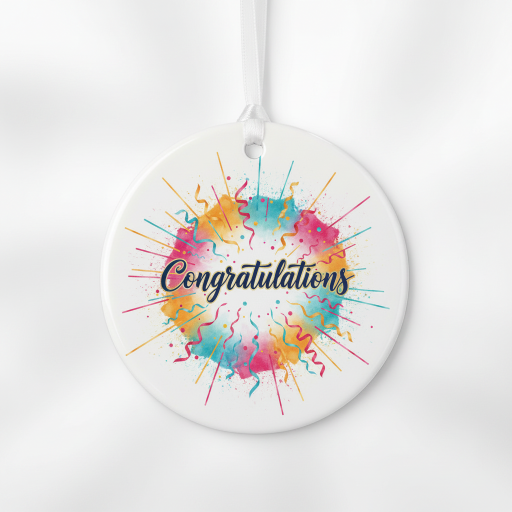 Congratulations Ornament - Design 2