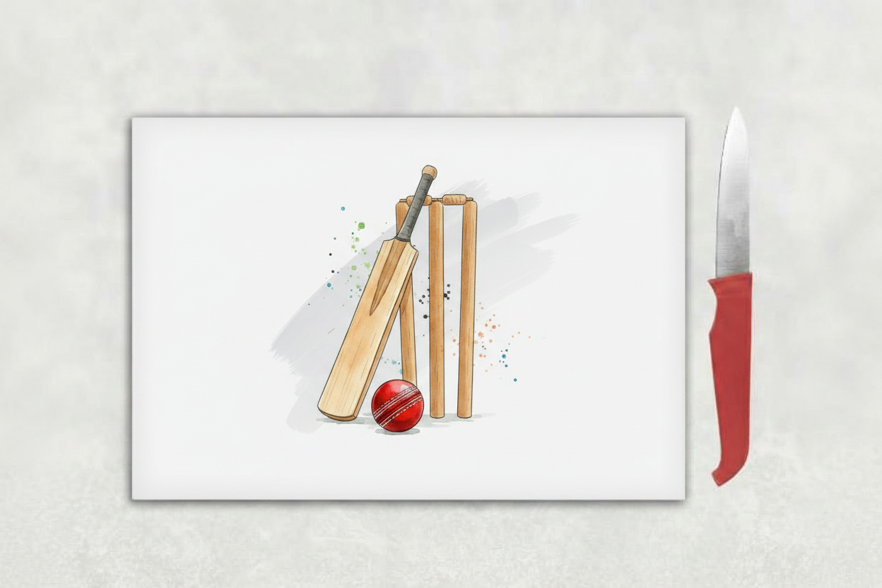 Cricket Chopping Board