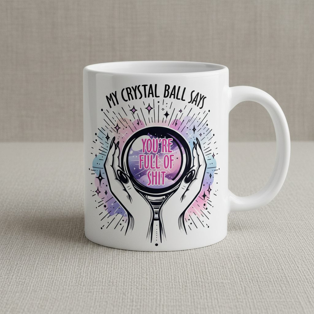 My Crystal Ball Says You're Full of Shit Mug