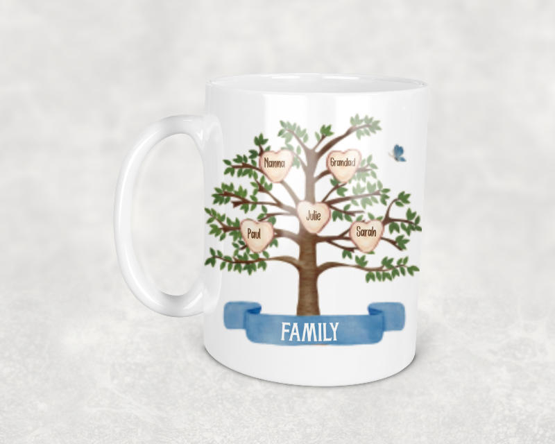 Family Tree Personalised Mug