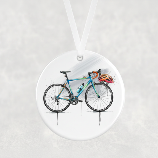 Cycling Hanging Ornament