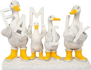 Duck Family Figurine – Garden & Home Ornament