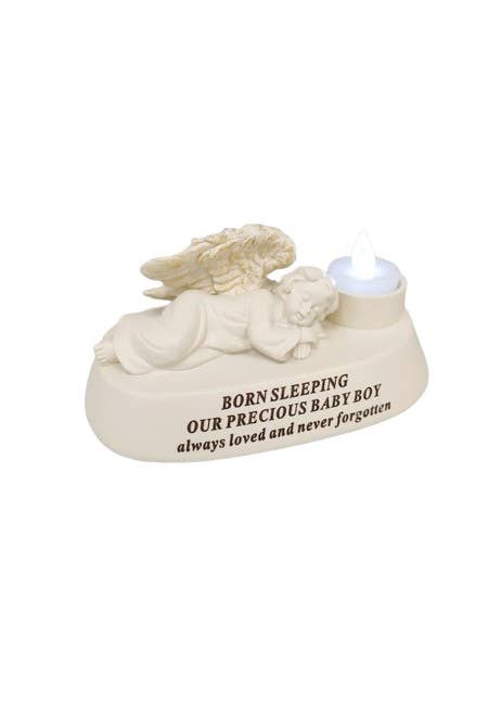Baby Boy Memorial Tea Light Holder
