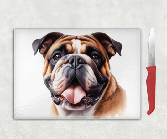 English Bulldog Dog Chopping Board