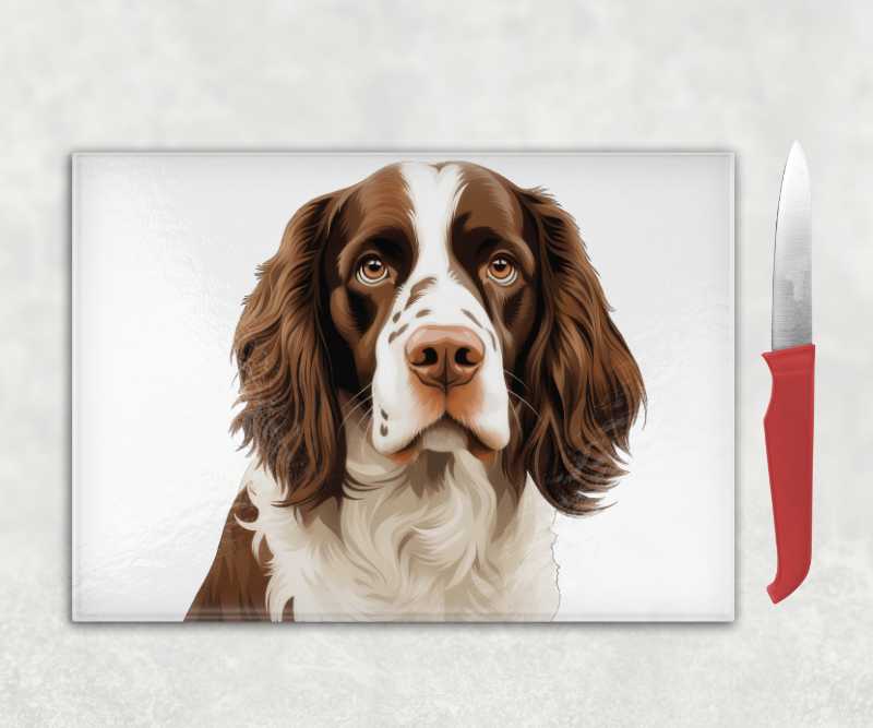 English Springer Spaniel Dog Chopping Board