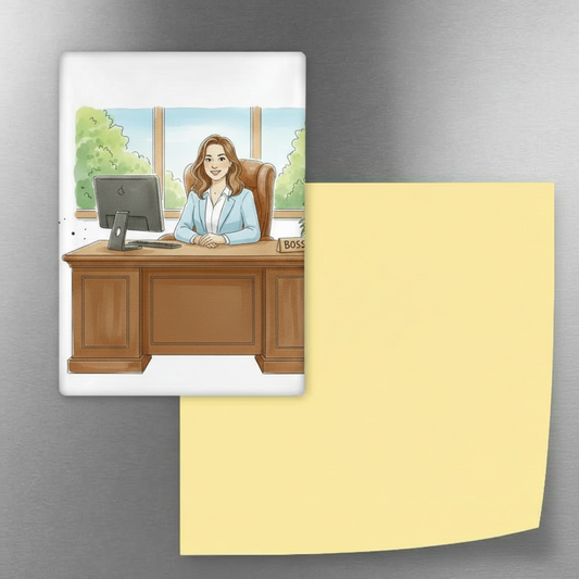 Boss Fridge Magnet (Female)