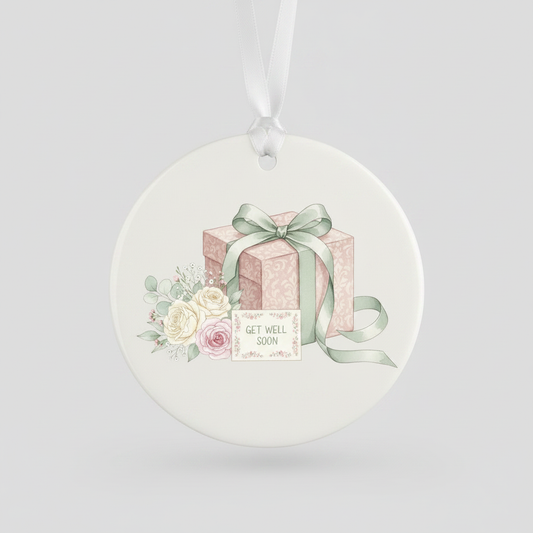 Get Well Soon Hanging Ornament – Female Gift