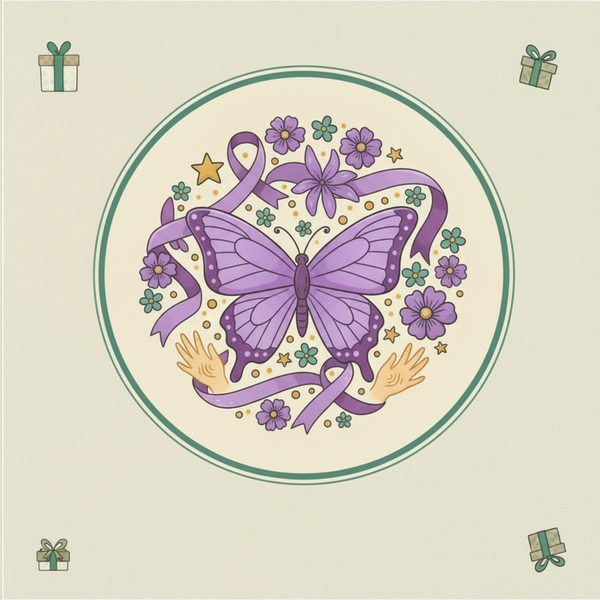 Fibromyalgia Awareness Gifts Tile