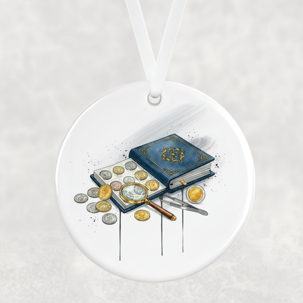 Coin Collecting Hanging Ornament