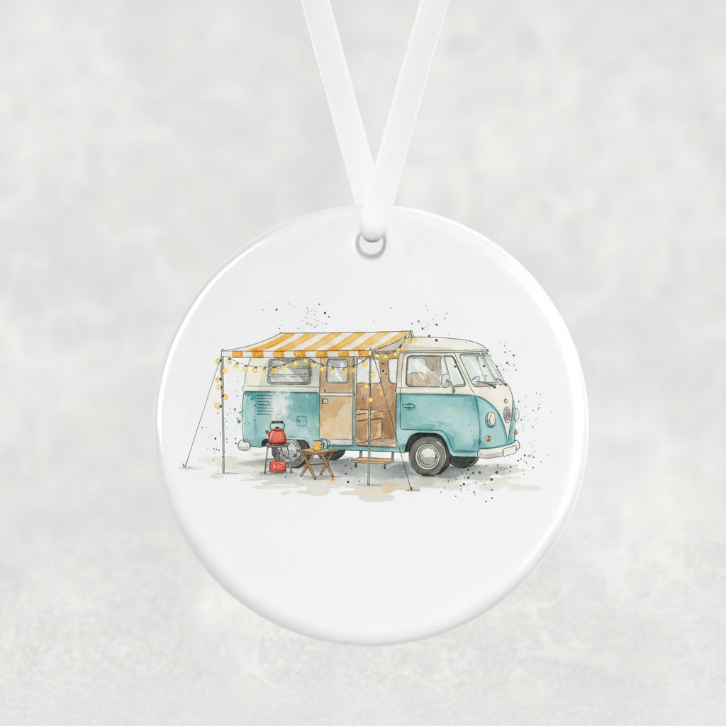 Campervan Hanging Ornament