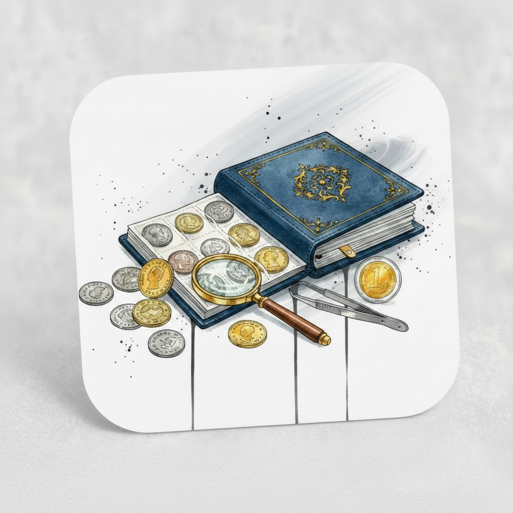 Coin Collecting Coaster