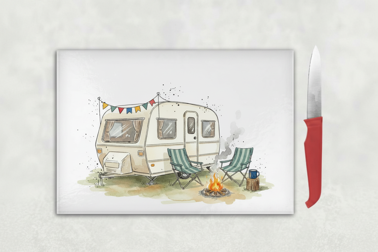 Caravan Chopping Board