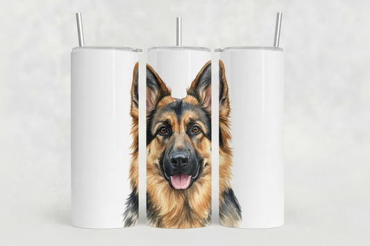 German Shepherd Tumbler
