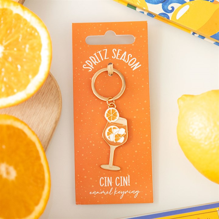 Spritz Season Enamel Keyring