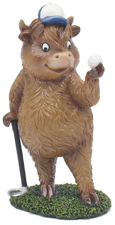 Highland Cow Golf Ornament