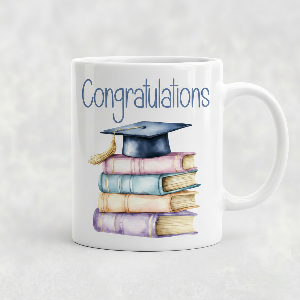 Congratulations Graduation Mug – Unique Graduate Gift