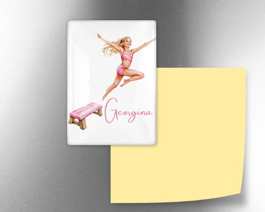 Gymnastics Personalised Fridge Magnet