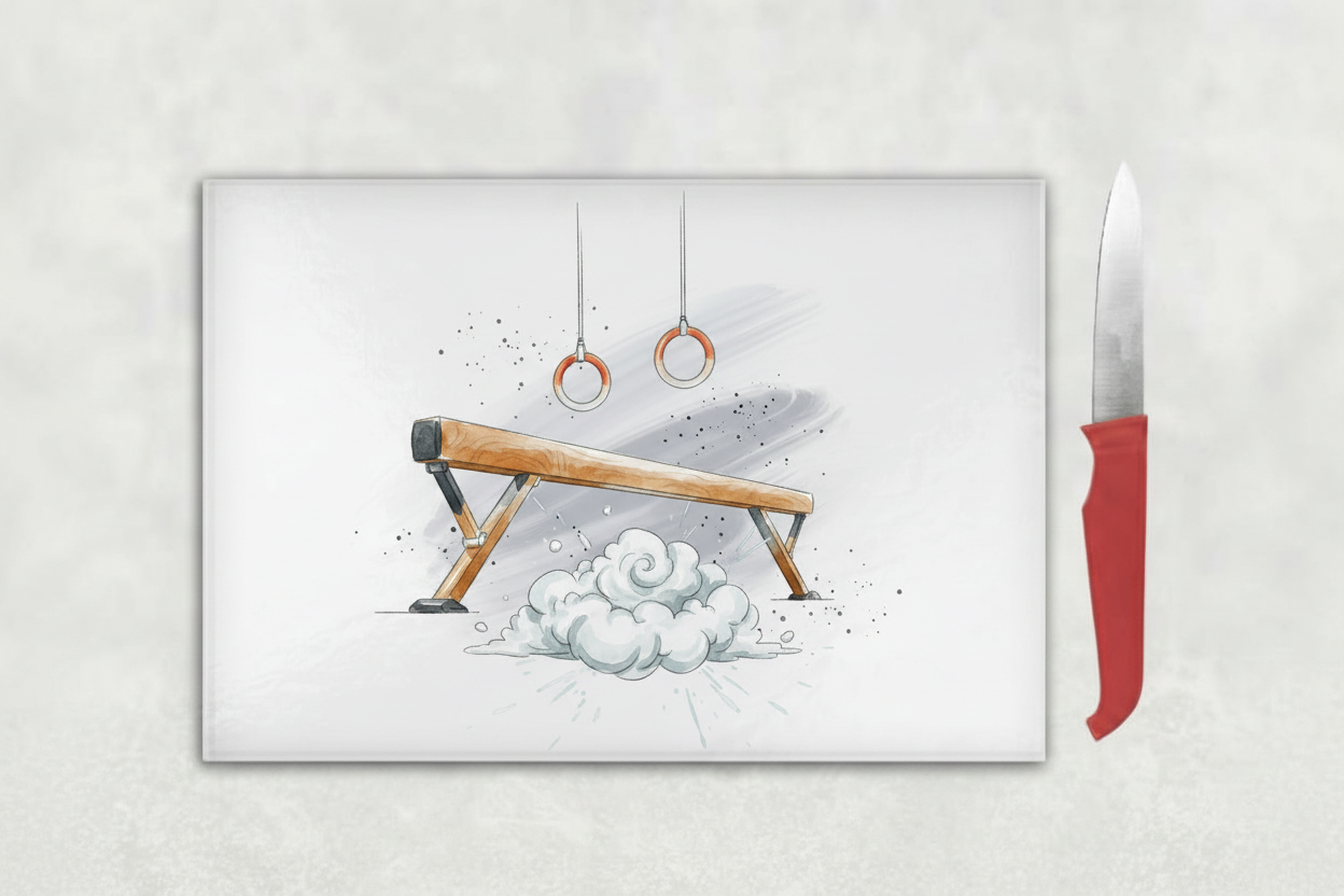 Gymnastics Chopping Board
