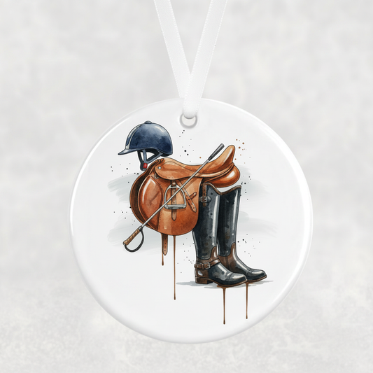 Horse Riding Hanging Ornament
