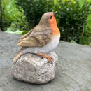 Robin on Stone Ornament – When I Appear Your Loved Ones Are Near