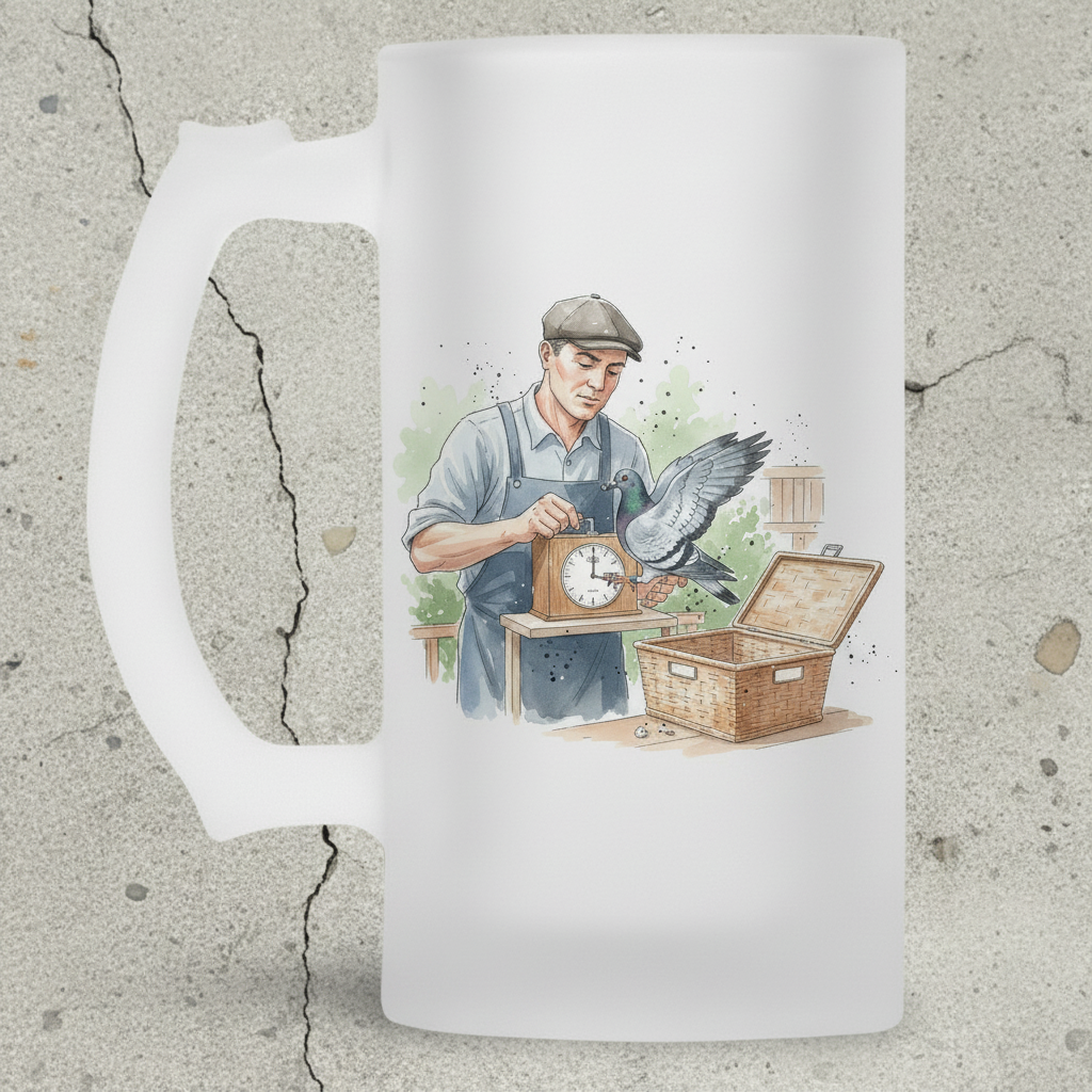 Pigeon Fancier Clocking In Tankard