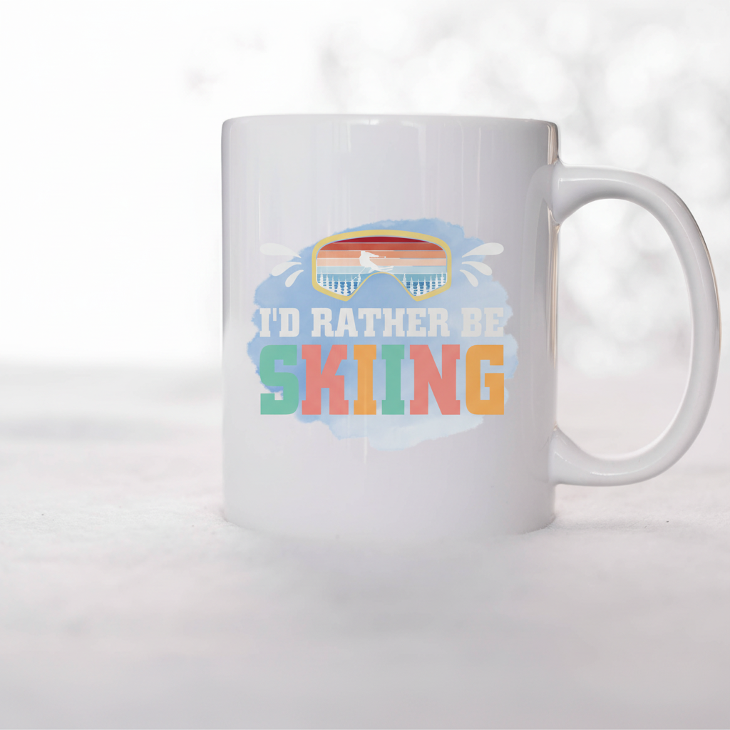 I'd Rather Be Skiing Mug