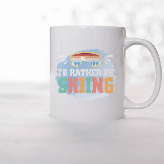 I'd Rather Be Skiing Mug
