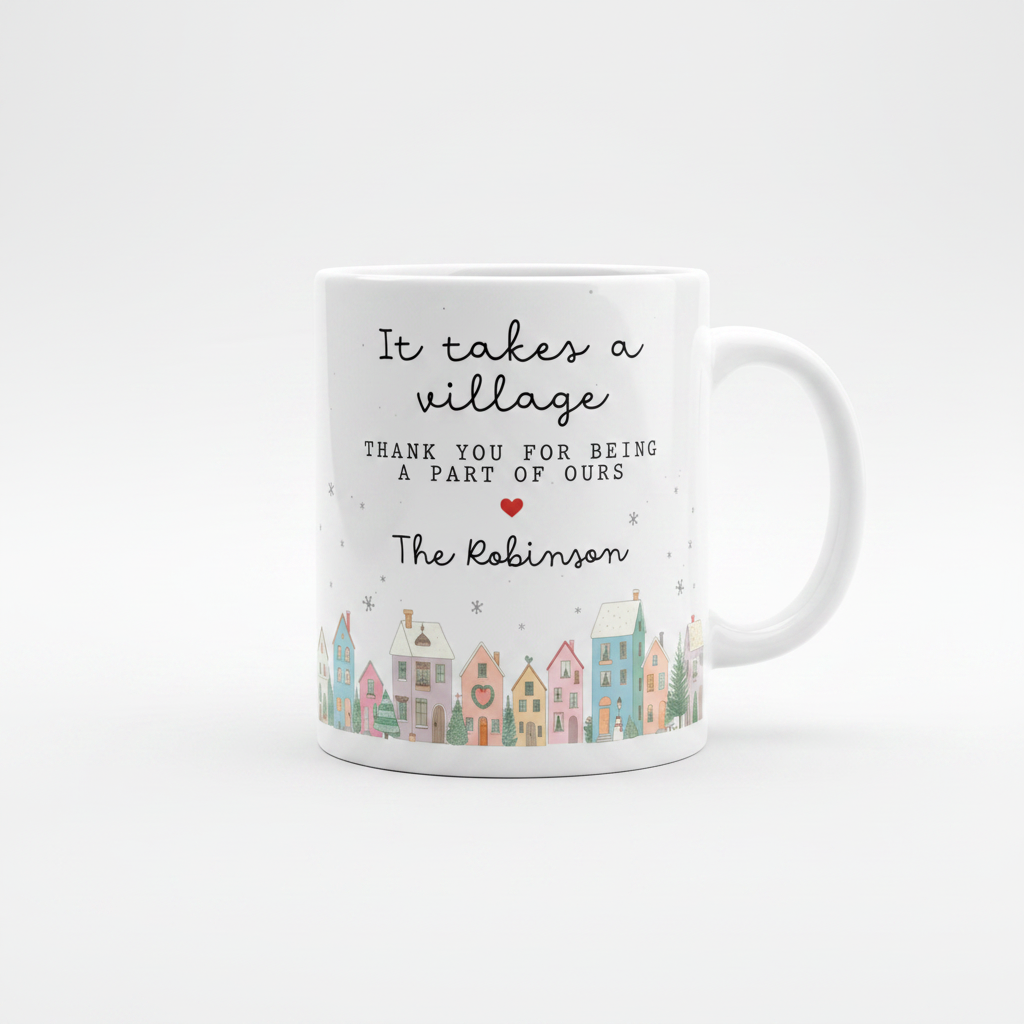 It Takes a Village Personalised Mug